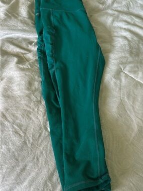 Fabletics Deep Teal High-Rise capri Leggings